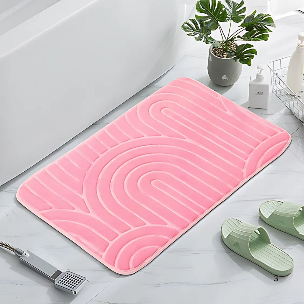 Tapis de bain cachemire arches concentriques