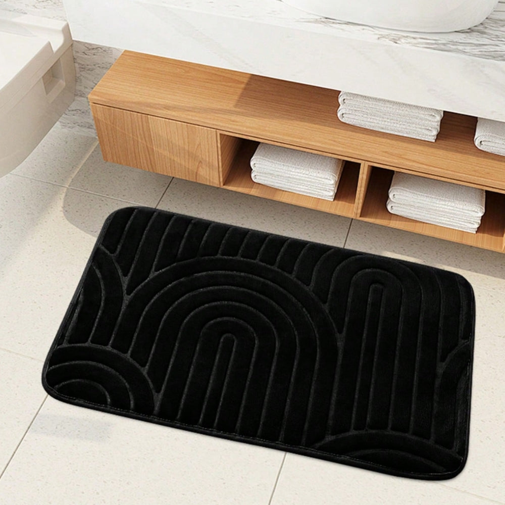 Tapis de bain cachemire arches concentriques