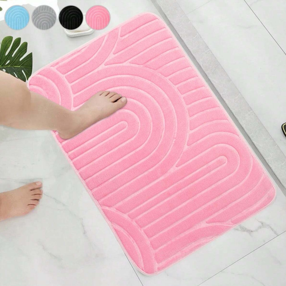 Tapis de bain cachemire arches concentriques