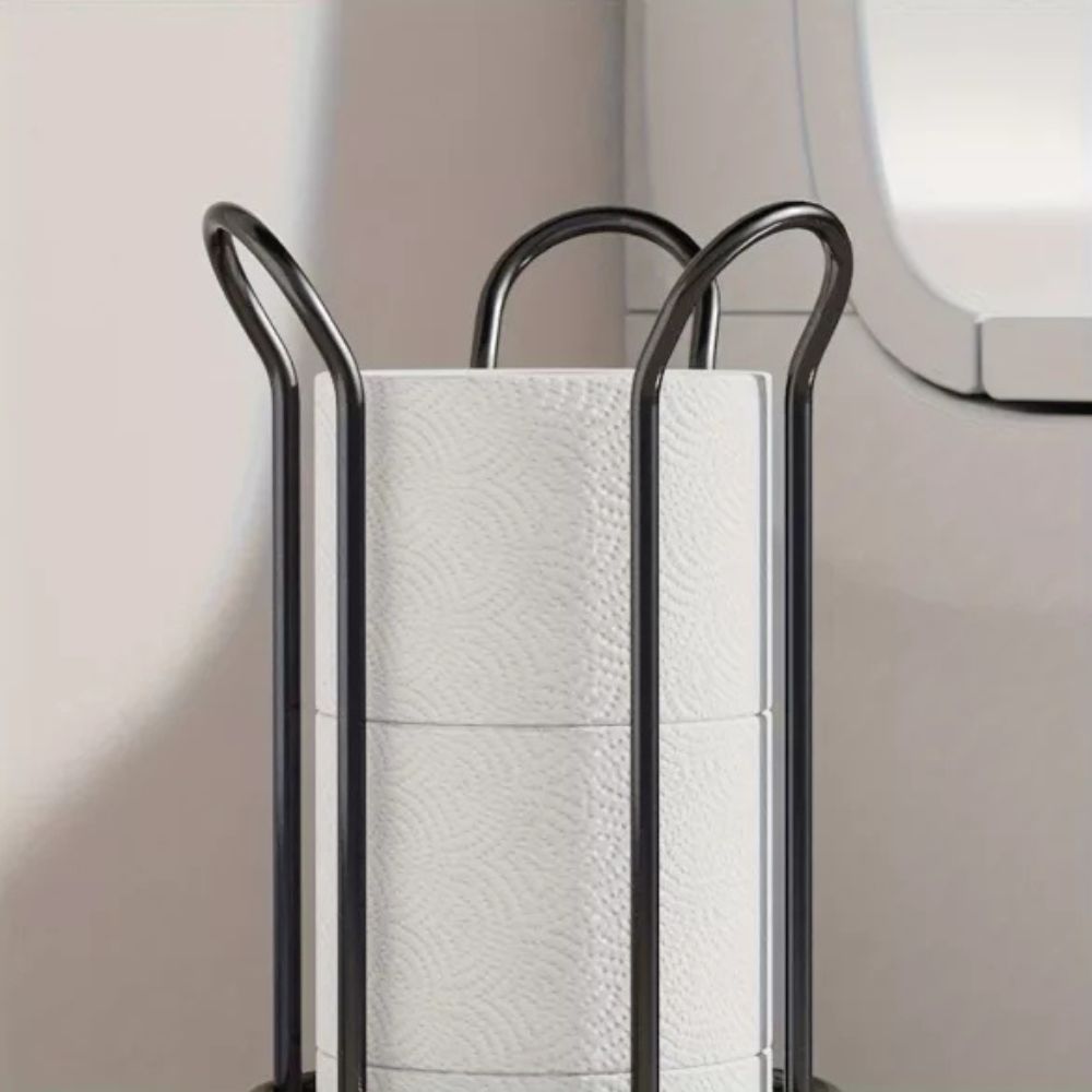 Support à rouleaux de papier toilette Corestack – Argenté Chrome