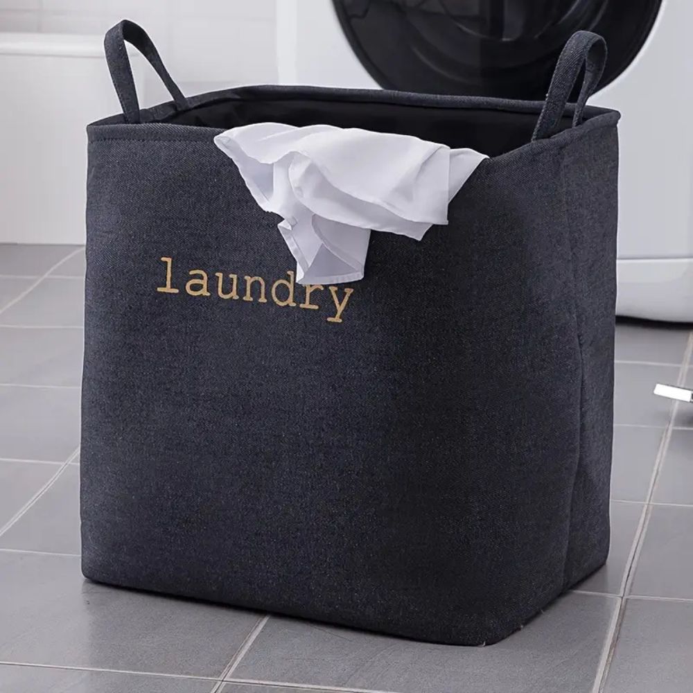 Panier à linge Cozy Cube – SablePierre Beige
