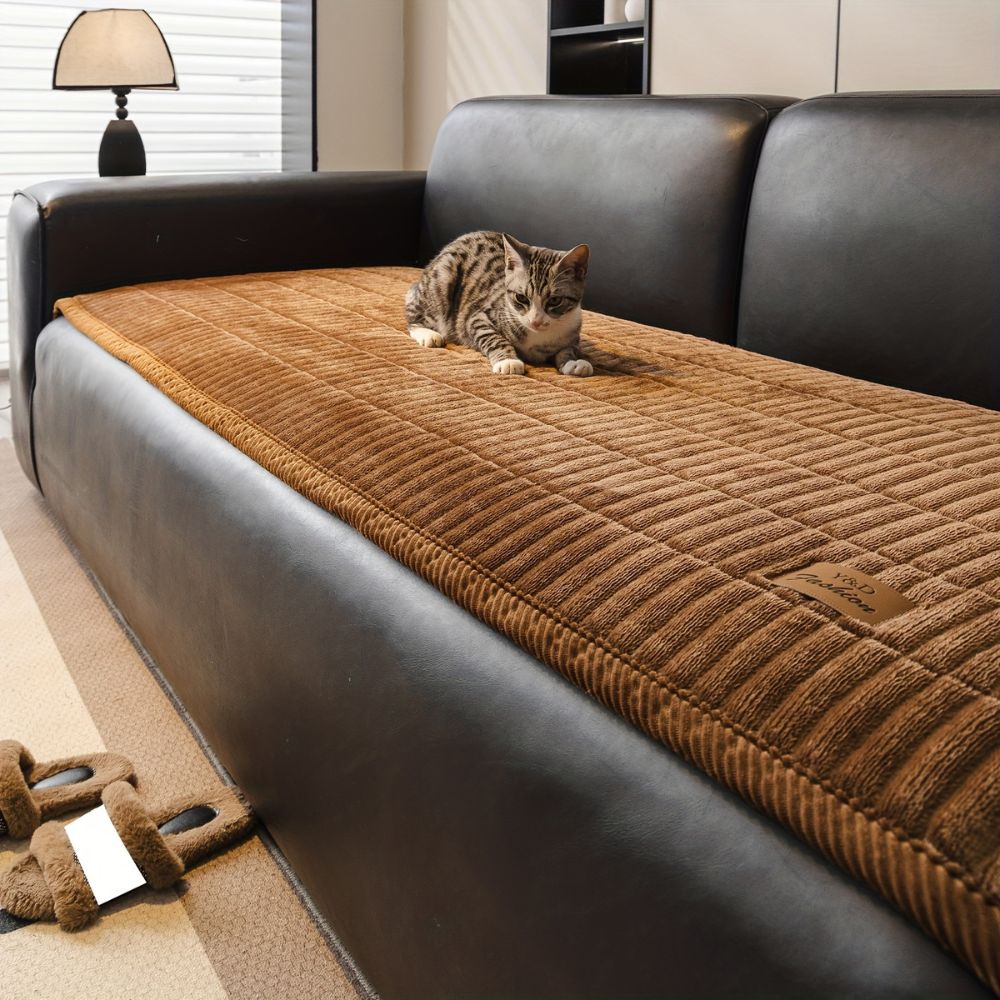 Housse de protection matelassée pour canapé – Luxe Crème