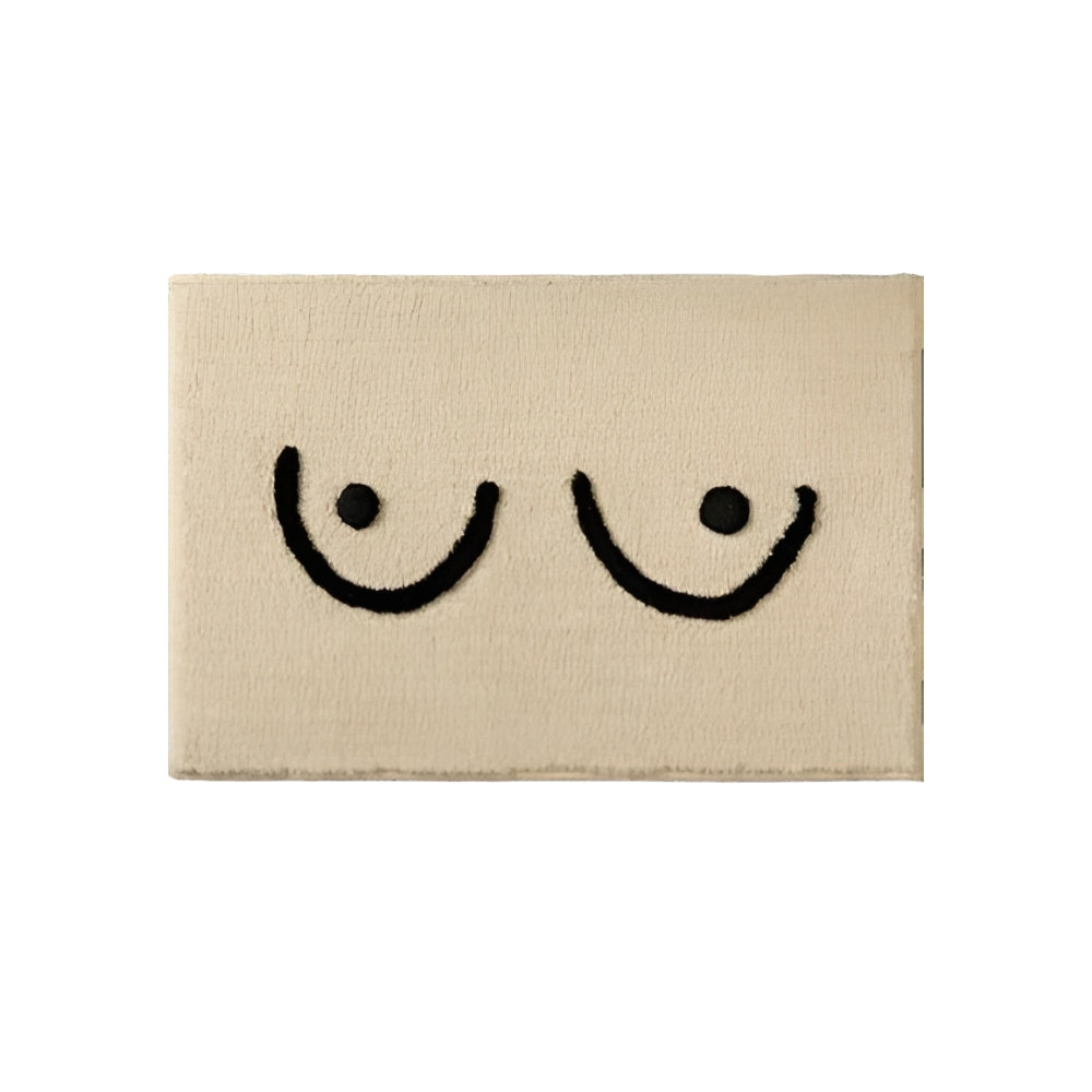 Tapis de bain moelleux décoratif