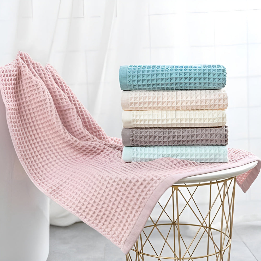 Serviette douce en nid d'abeille