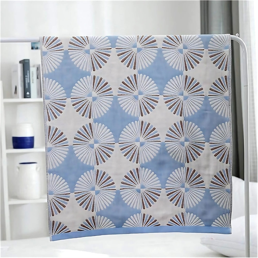 Serviette de bain en coton Dahlia Blossom