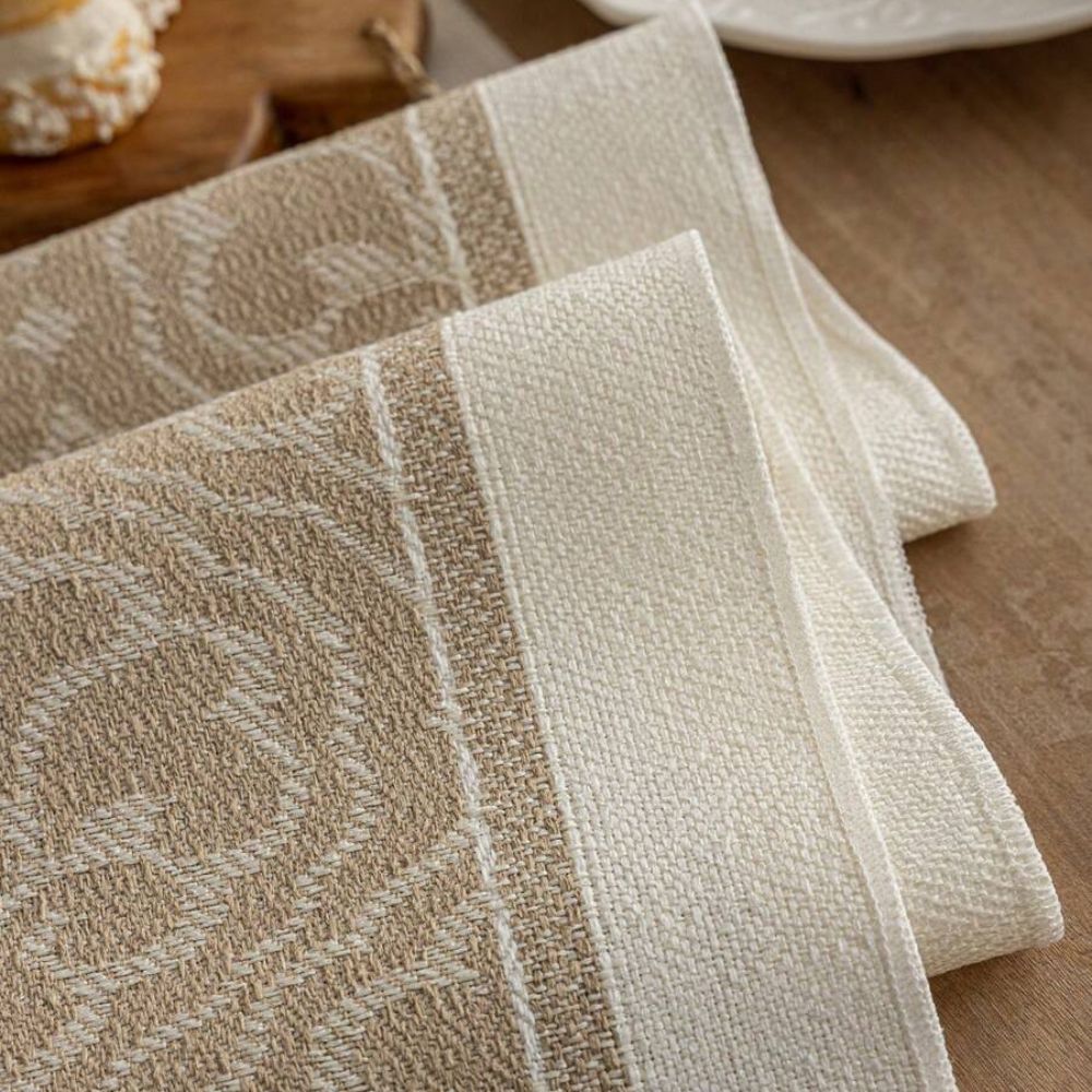 Chemin de table Damask Dune