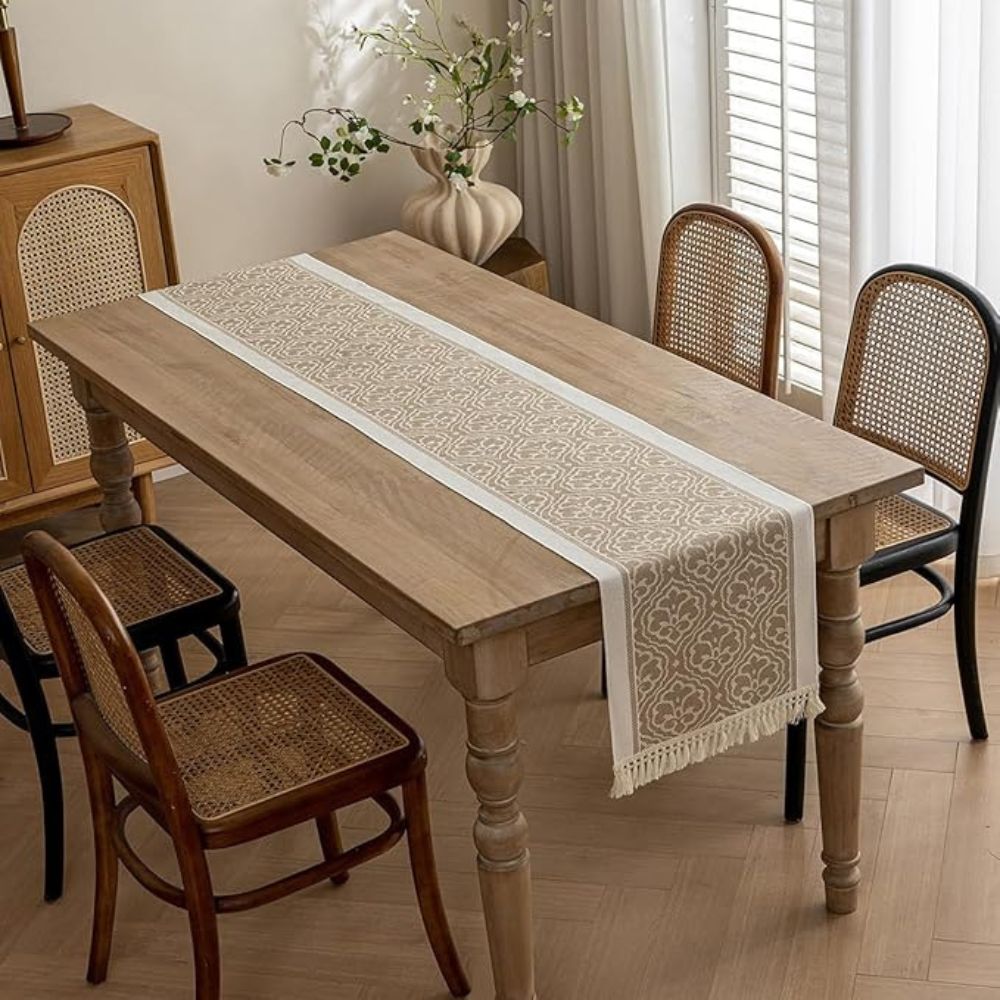 Chemin de table Damask Dune
