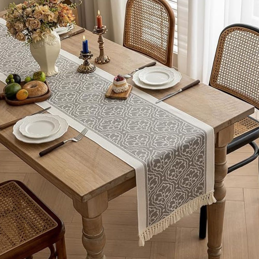 Chemin de table Damask Dune
