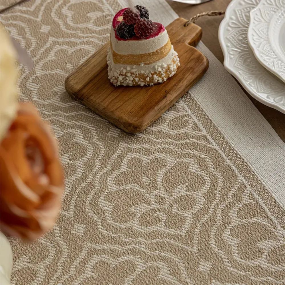 Chemin de table Damask Dune