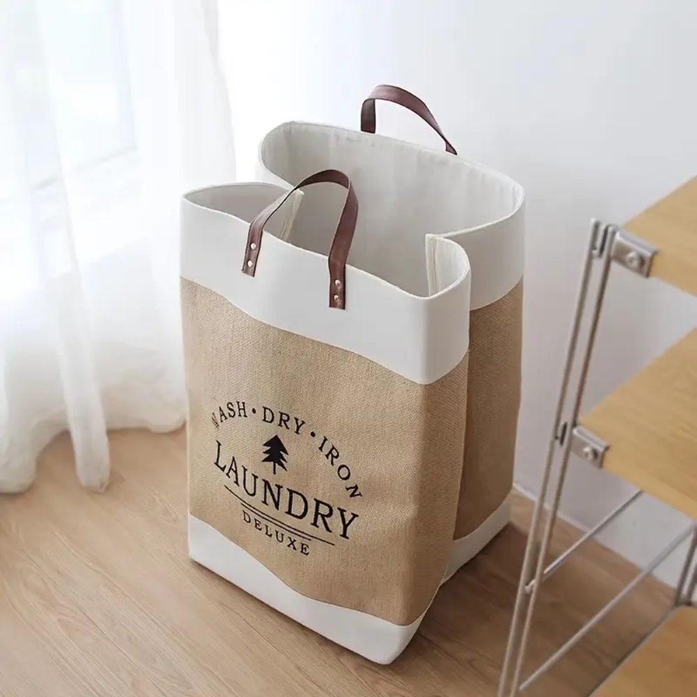 Panier à linge autoportant deluxe