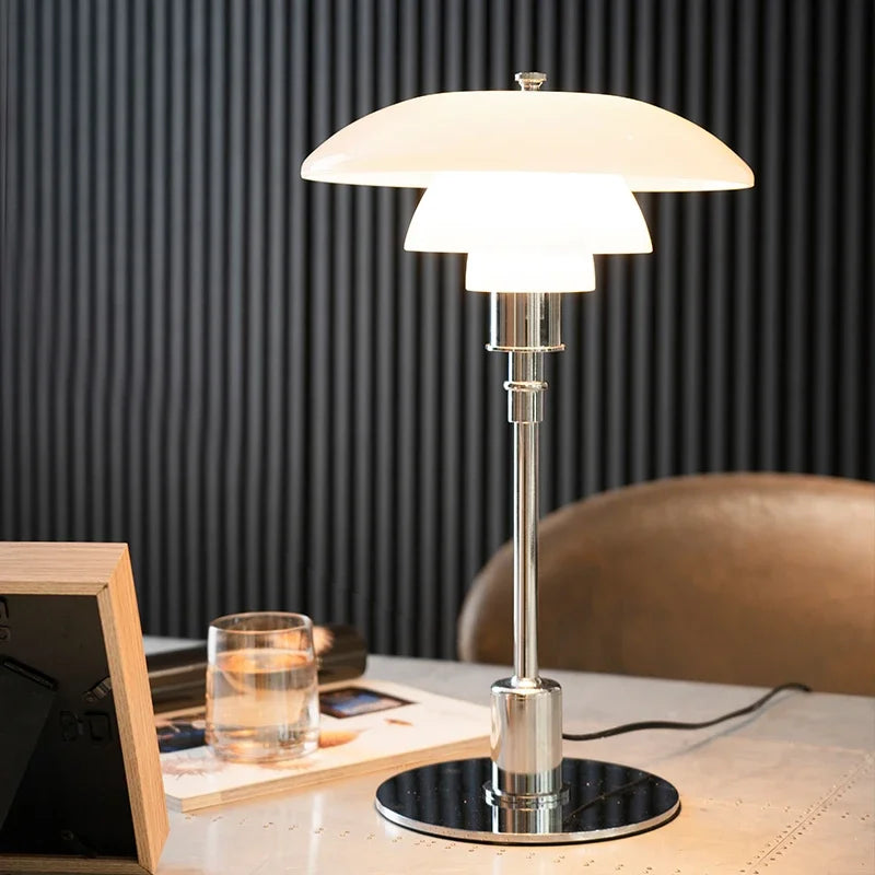 LumeSphere lampe de table en verre