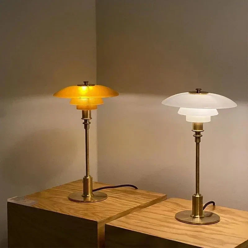 LumeSphere lampe de table en verre