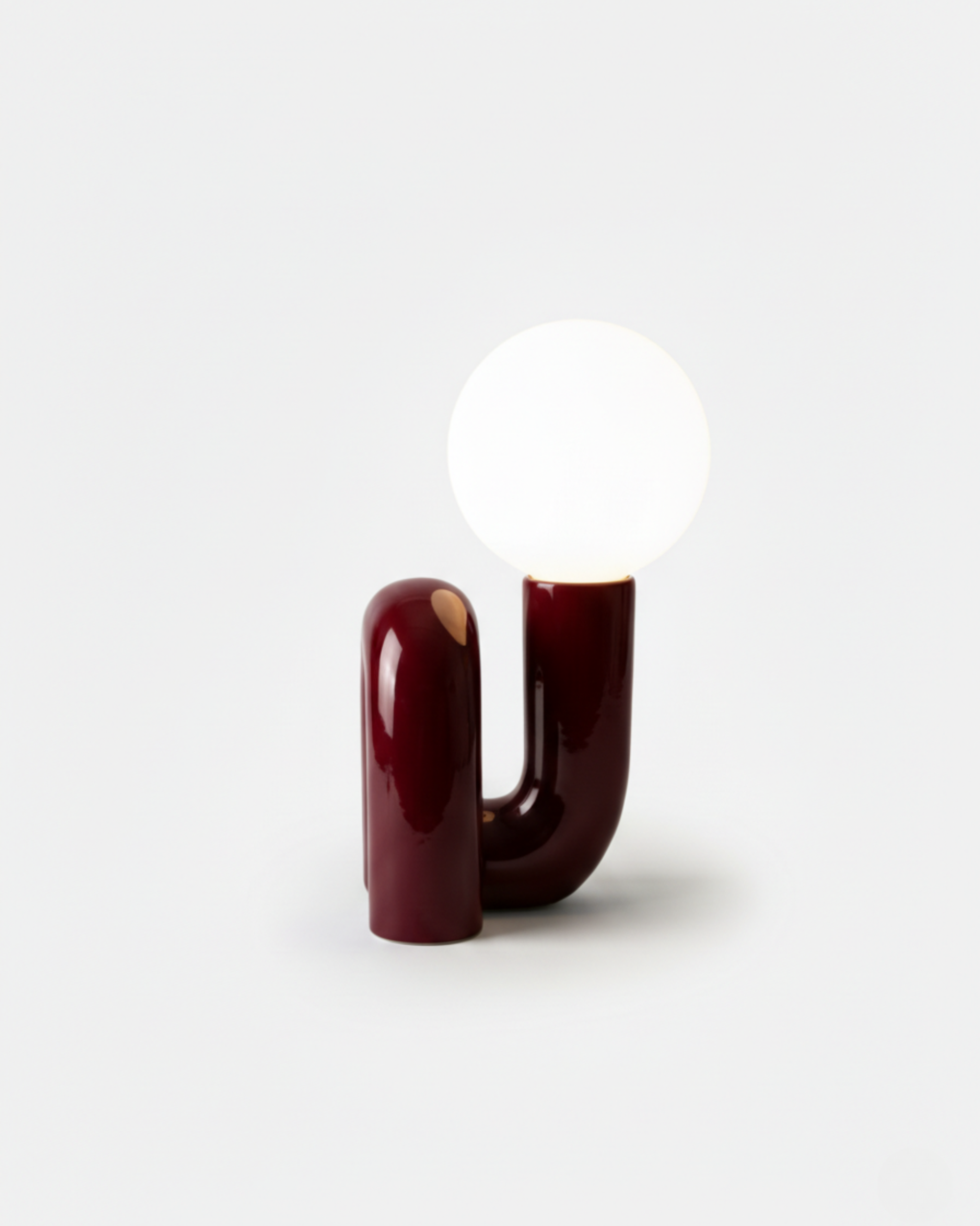 Lampe de Table | ARCA – Rouge Bordeaux
