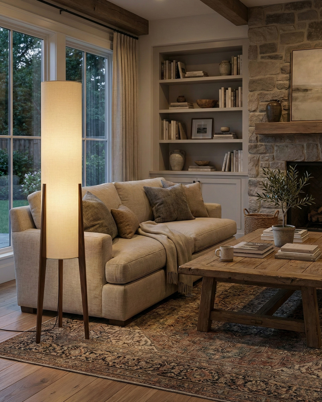 Lampadaire Bois | MEVA