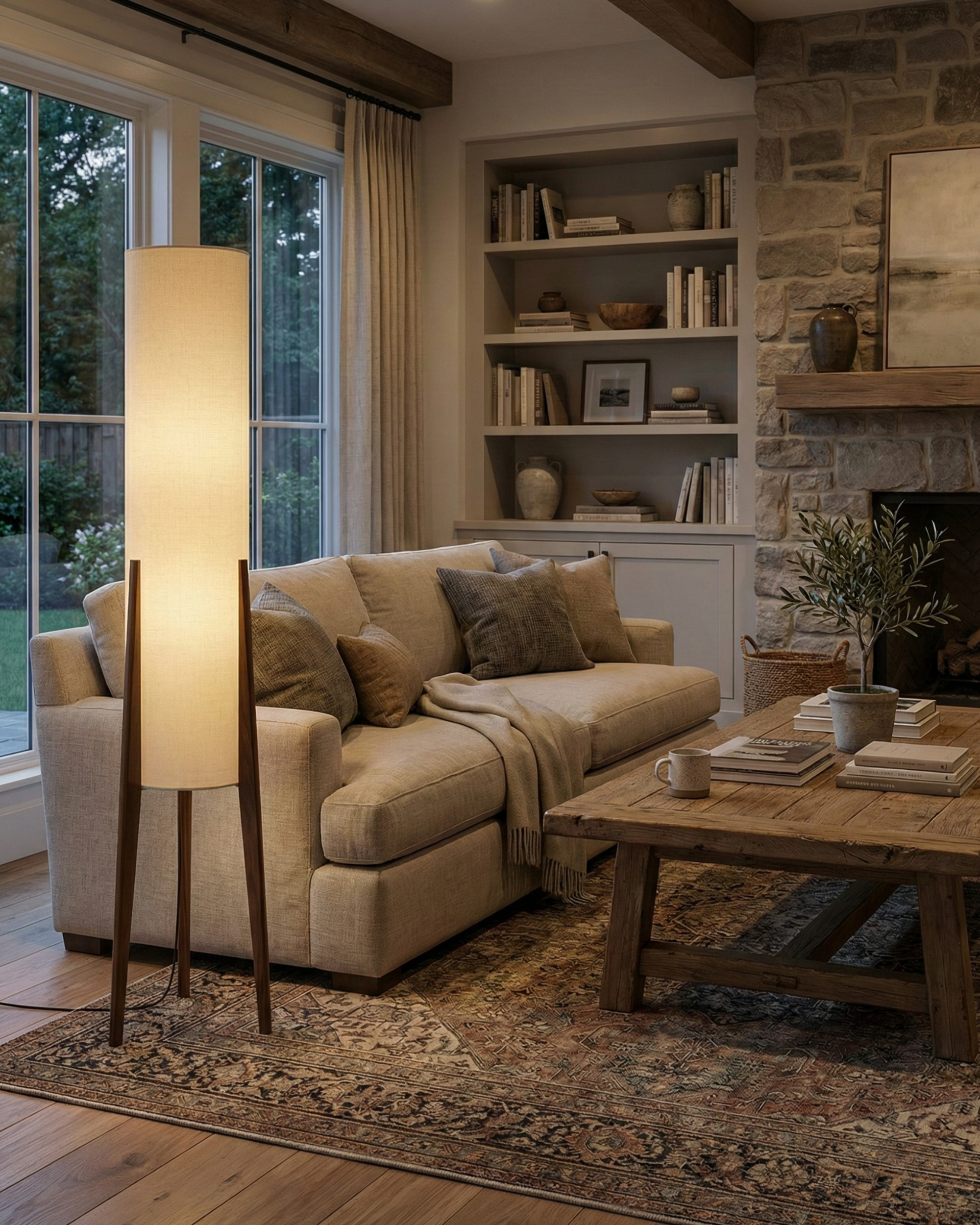 Lampadaire Bois | MEVA