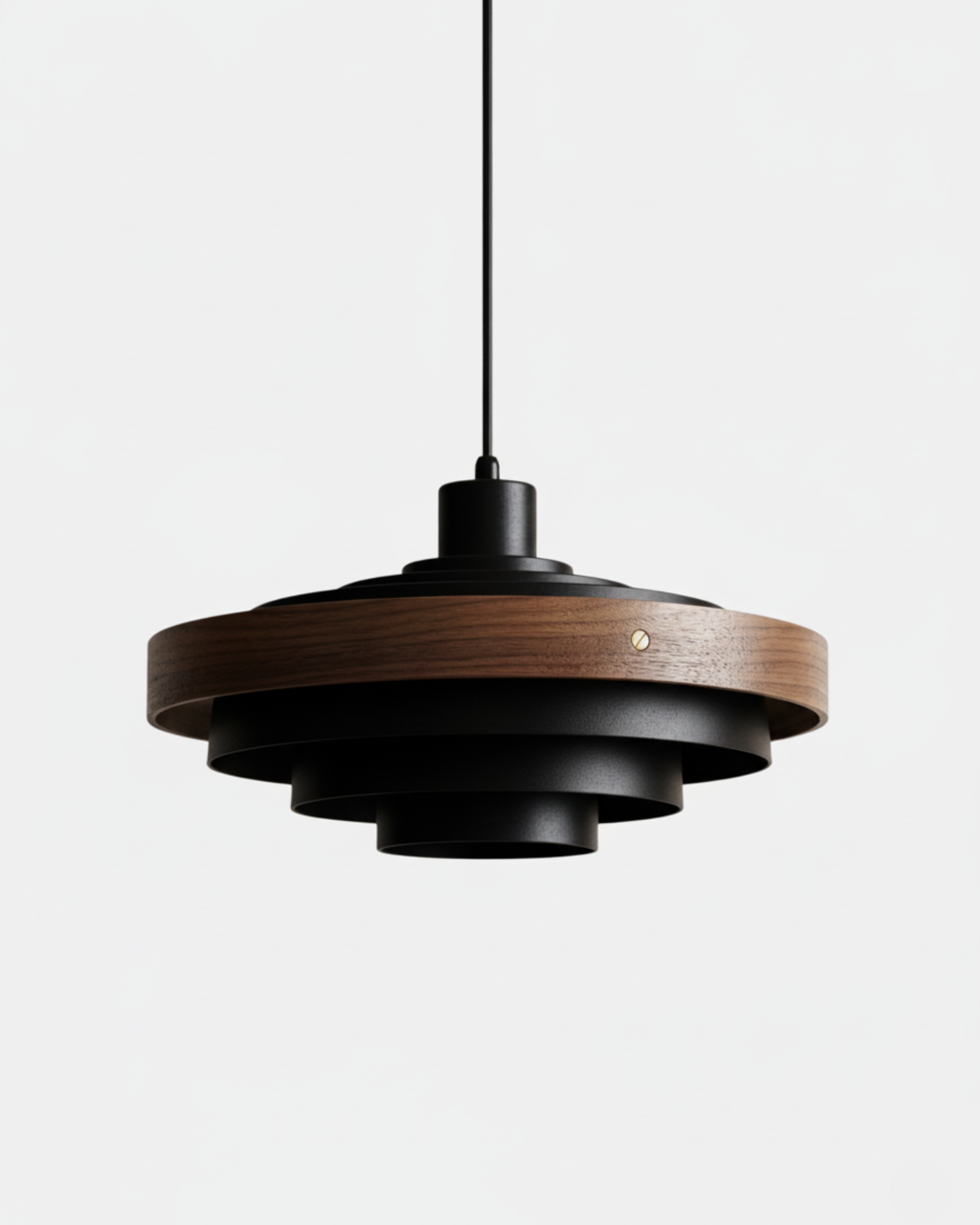 Suspension | NOLA – Noir & Bois Foncé