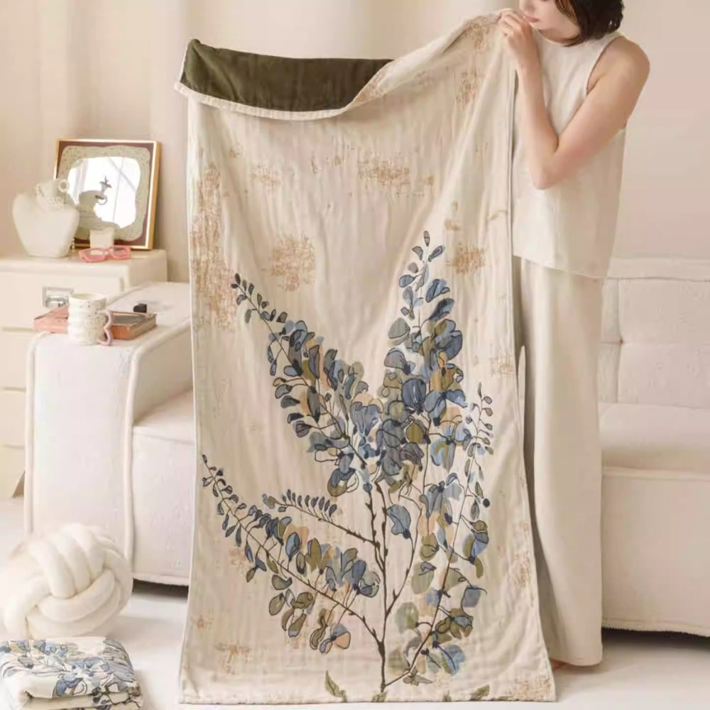 Drap de bain élégant à imprimé floral