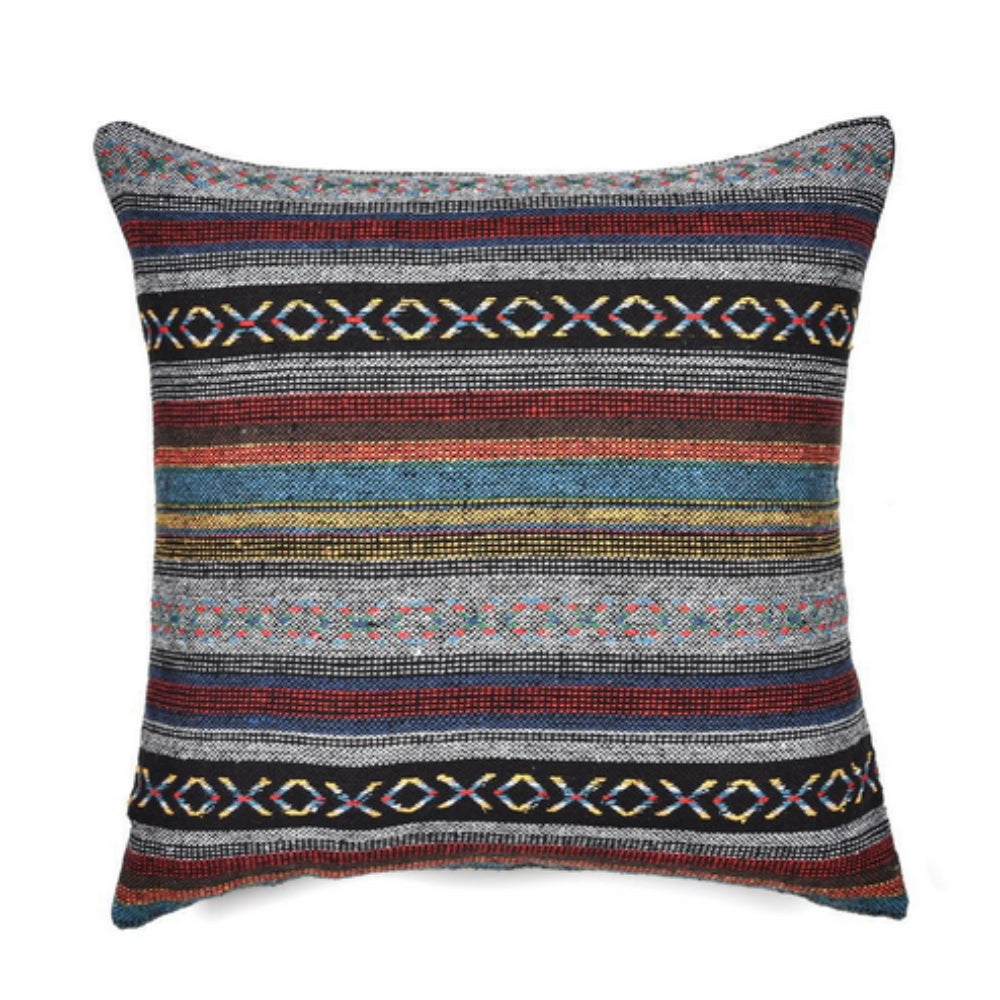 Housse de coussin géométrique bohème ethnique