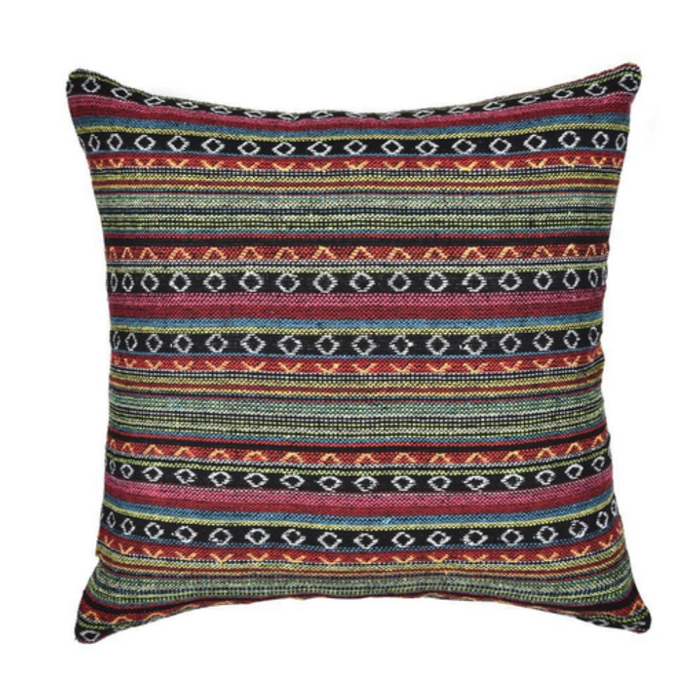 Housse de coussin géométrique bohème ethnique