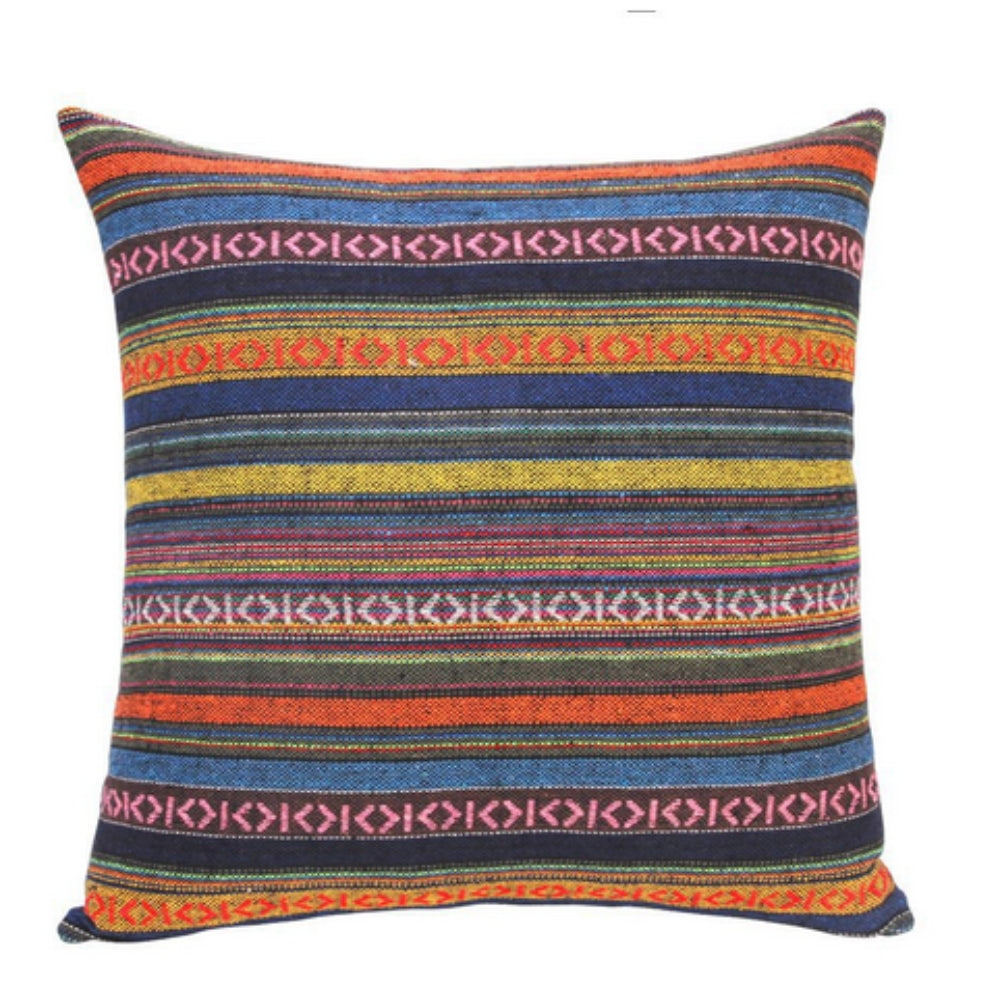 Housse de coussin géométrique bohème ethnique