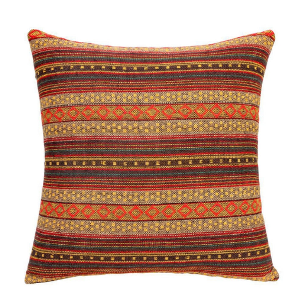 Housse de coussin géométrique bohème ethnique