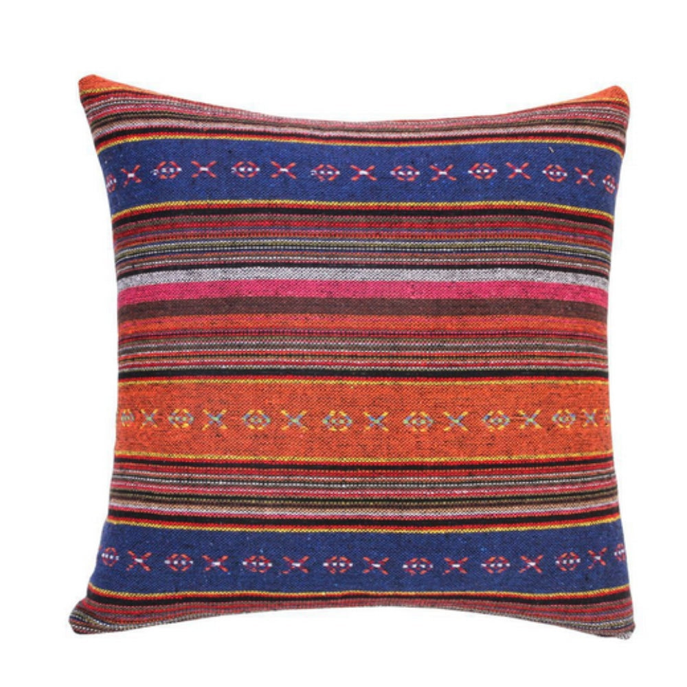 Housse de coussin géométrique bohème ethnique