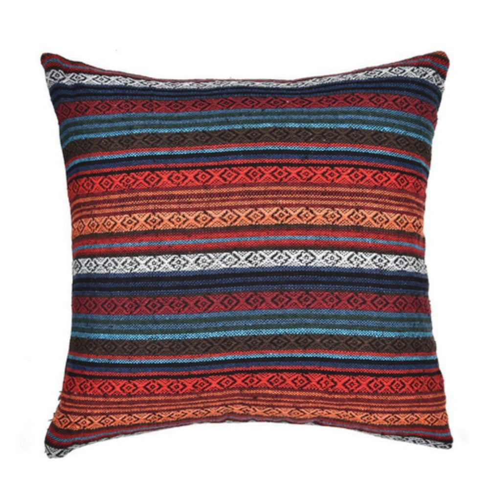 Housse de coussin géométrique bohème ethnique