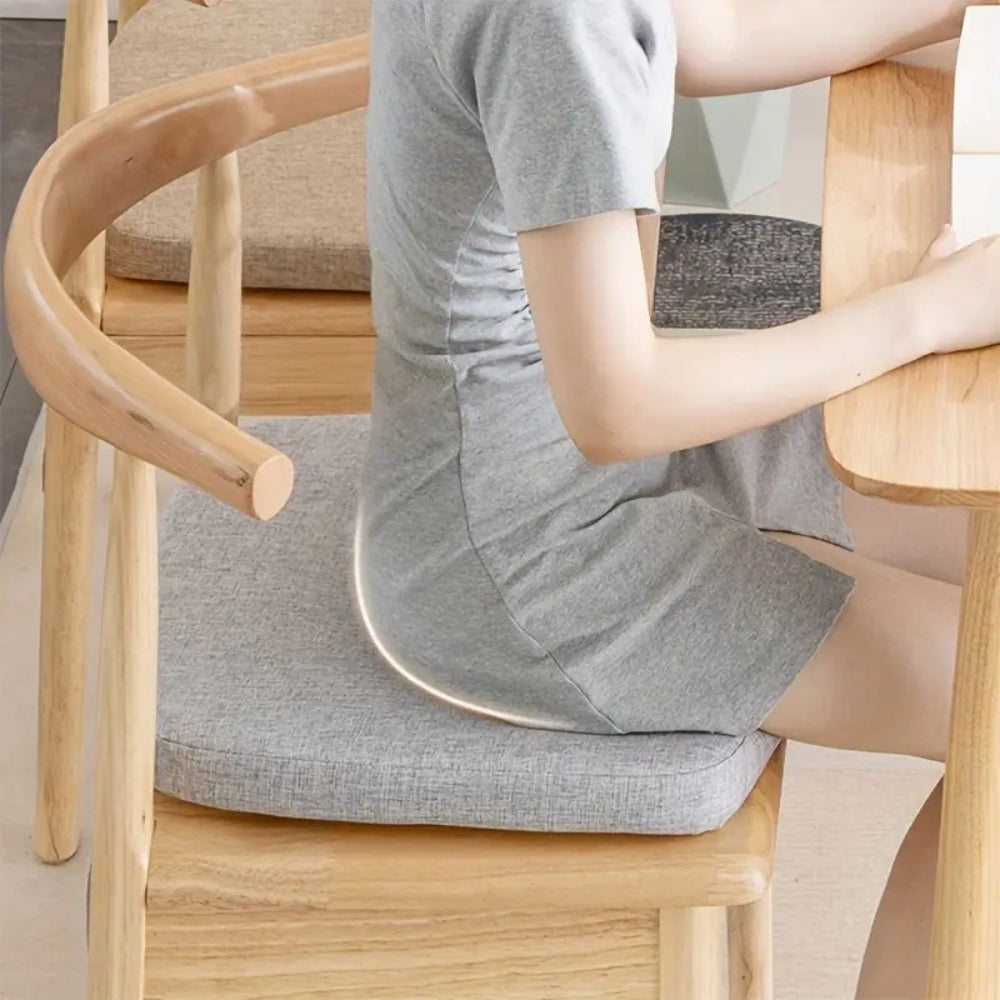 Galette de chaise touffetée Lunari
