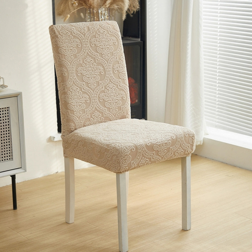 Housse d'assise de chaise jacquard Evona