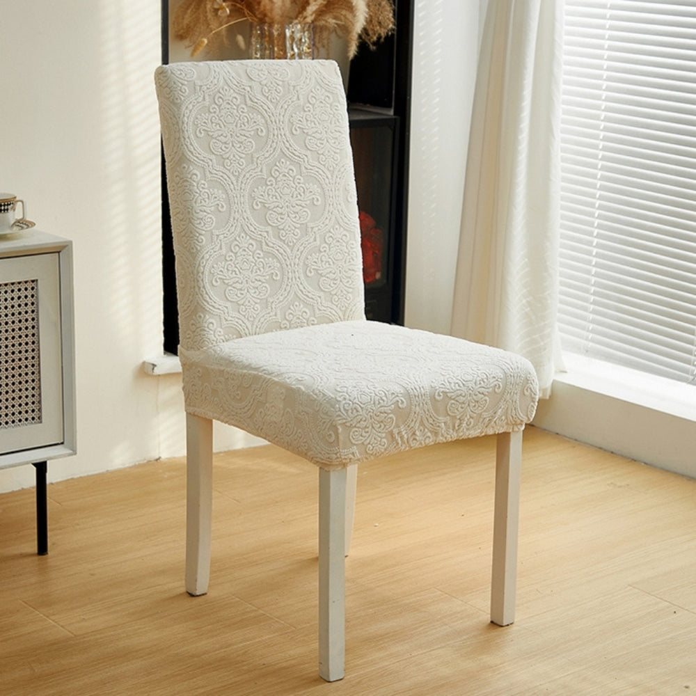 Housse d'assise de chaise jacquard Evona