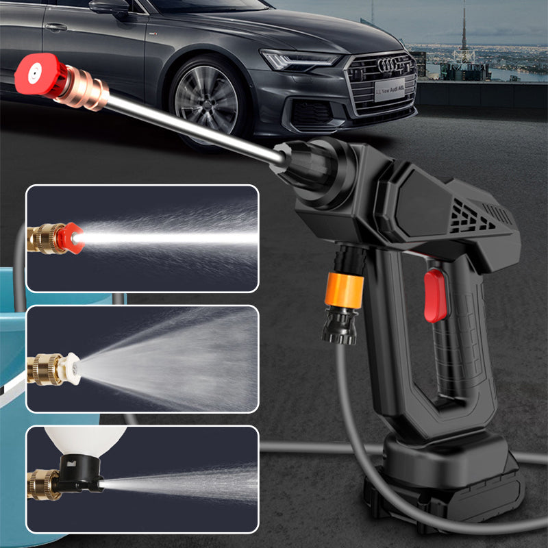 Pistolet Haute Pression Sans Fil Portable – Nettoyeur pour Voiture & Jardin