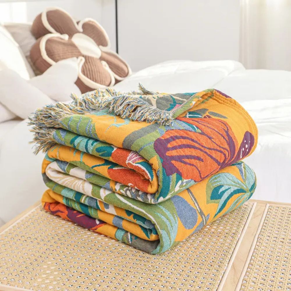 Plaid en coton Festival Tropics