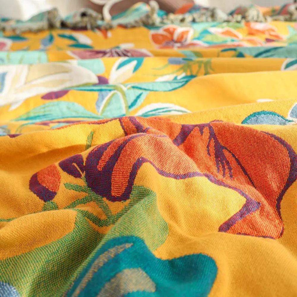 Plaid en coton Festival Tropics