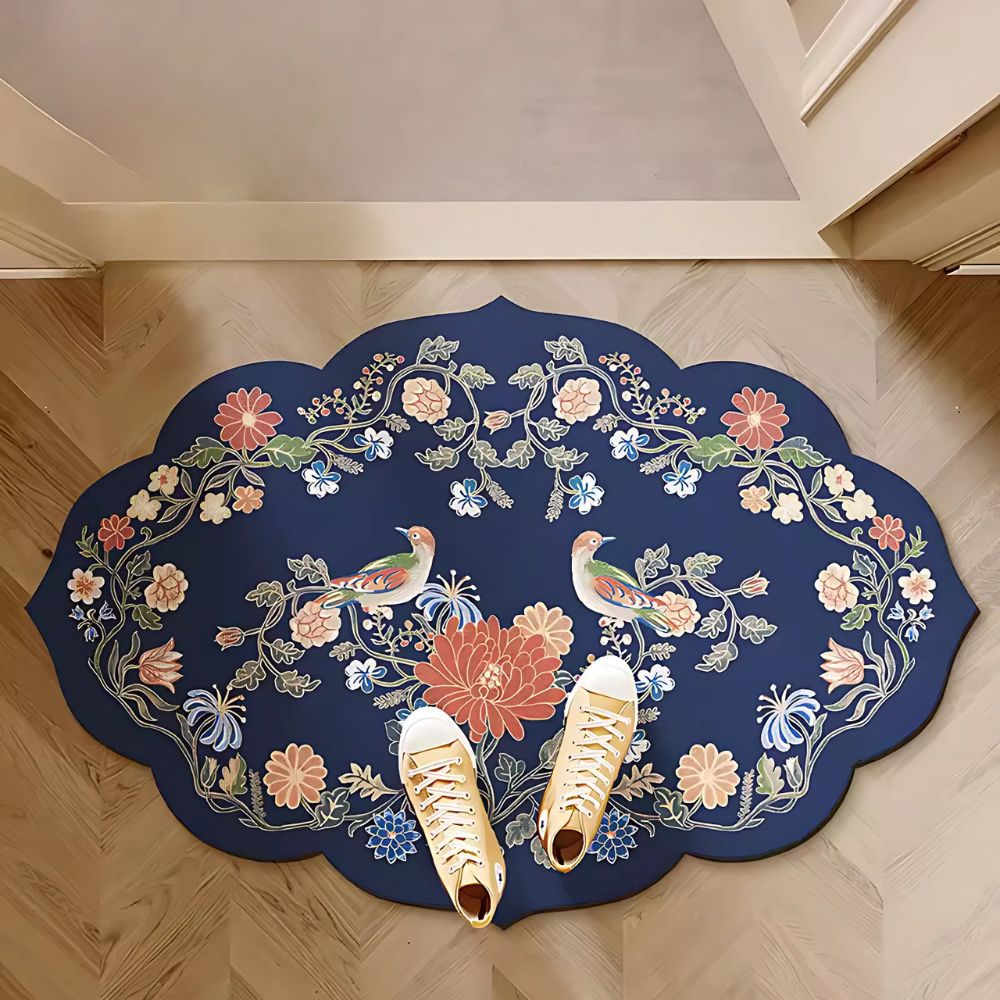 Tapis de bain en terre de diatomée Fresh Flora