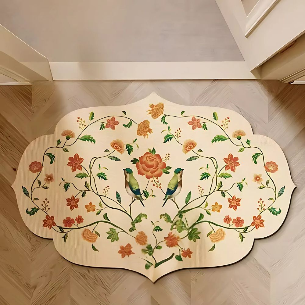 Tapis de bain en terre de diatomée Fresh Flora – Classic Garden