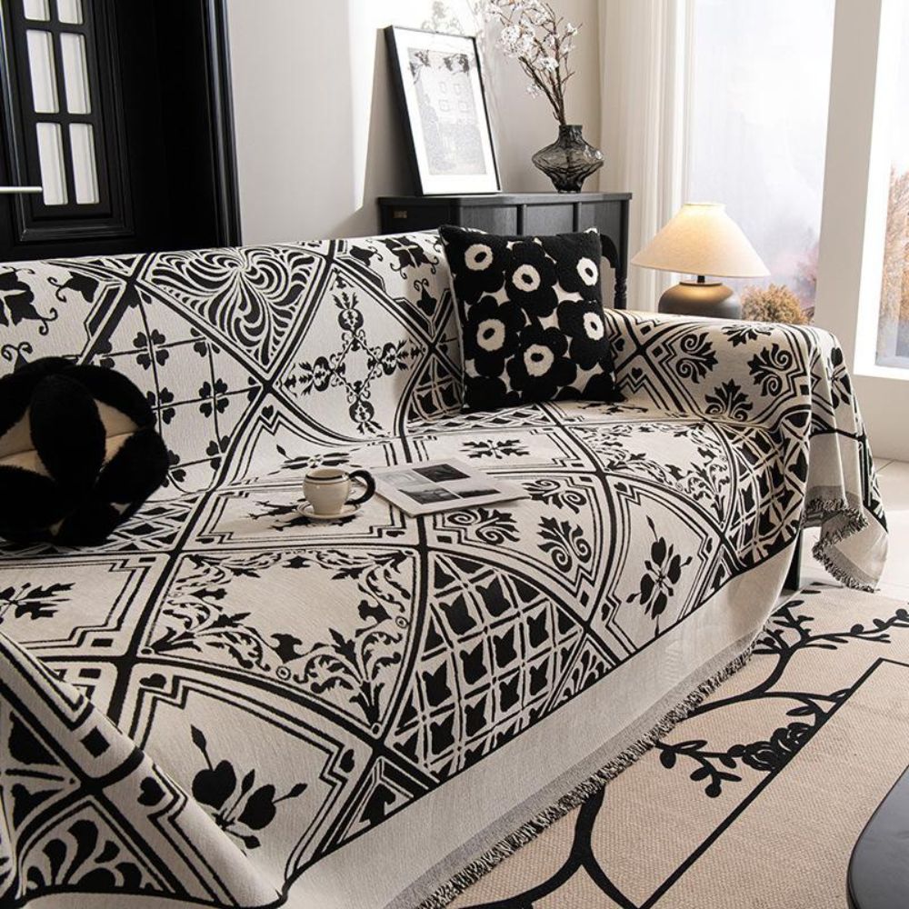 Housse de canapé motif florentin – Antique Doré
