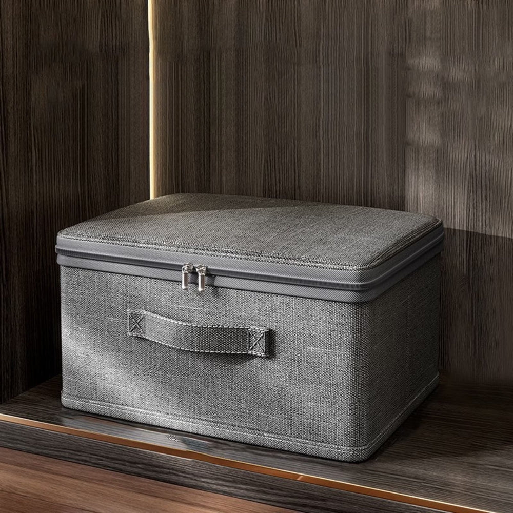 Boîte de rangement pliable en tissu – 12"x8"x5.5"