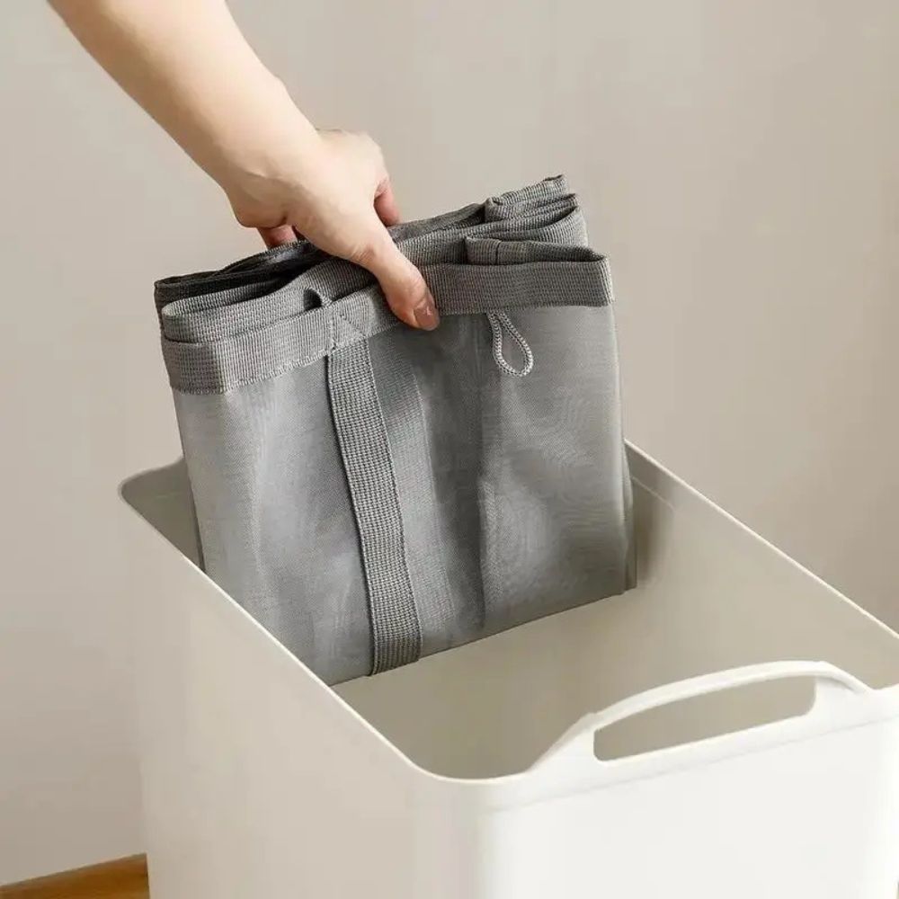 Panier à linge pliable en filet