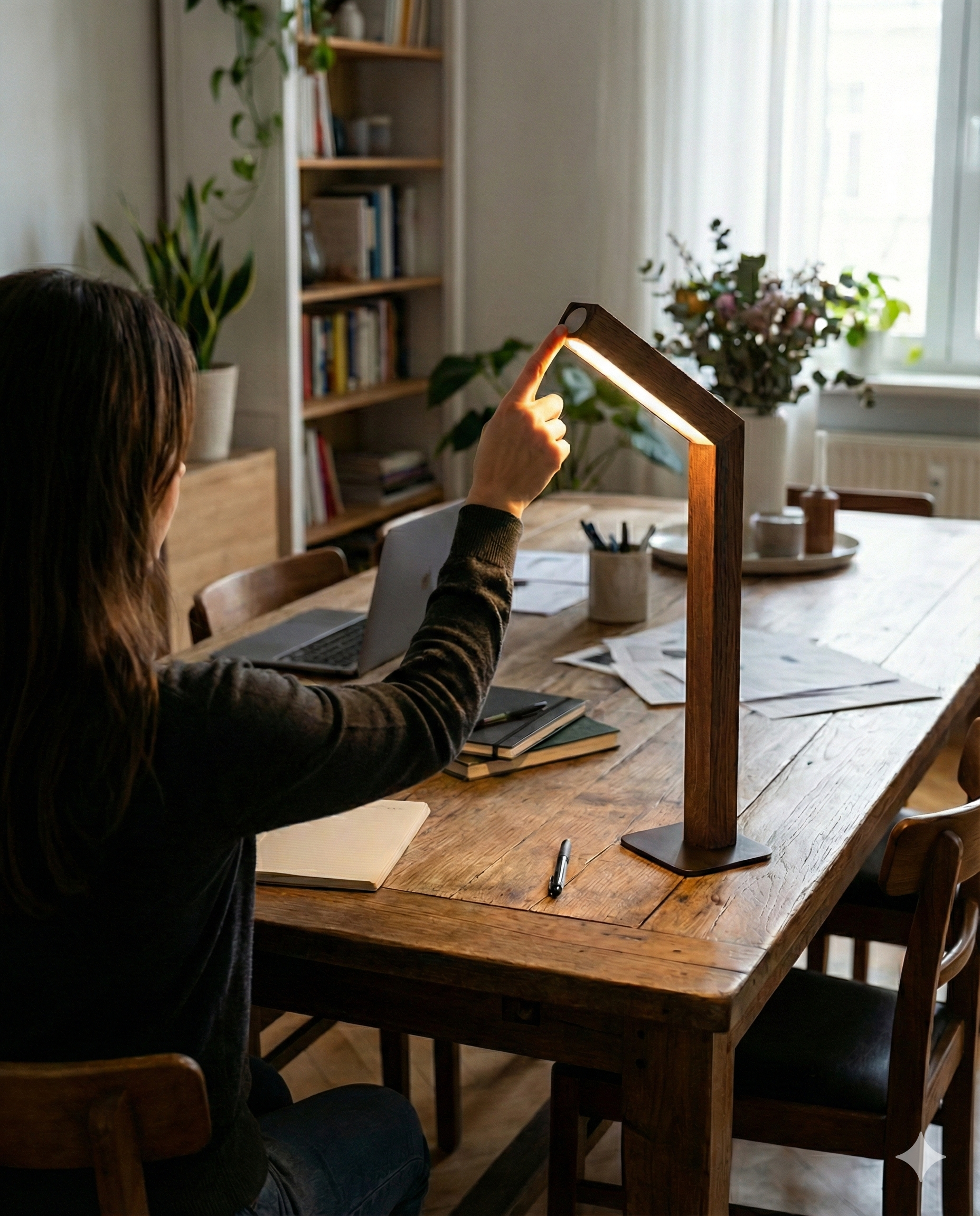 Lampe de Table Sans Fil | WOODI