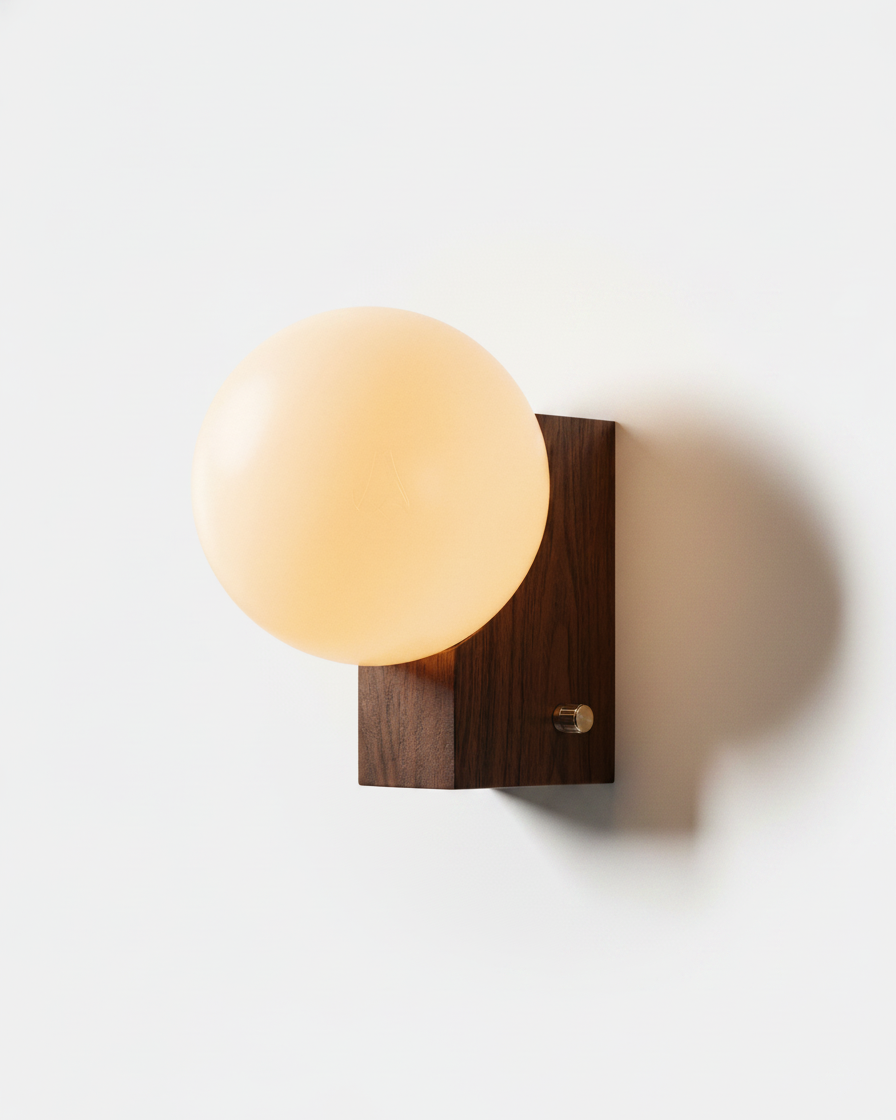 Applique Murale | ENZA – Bois Foncé