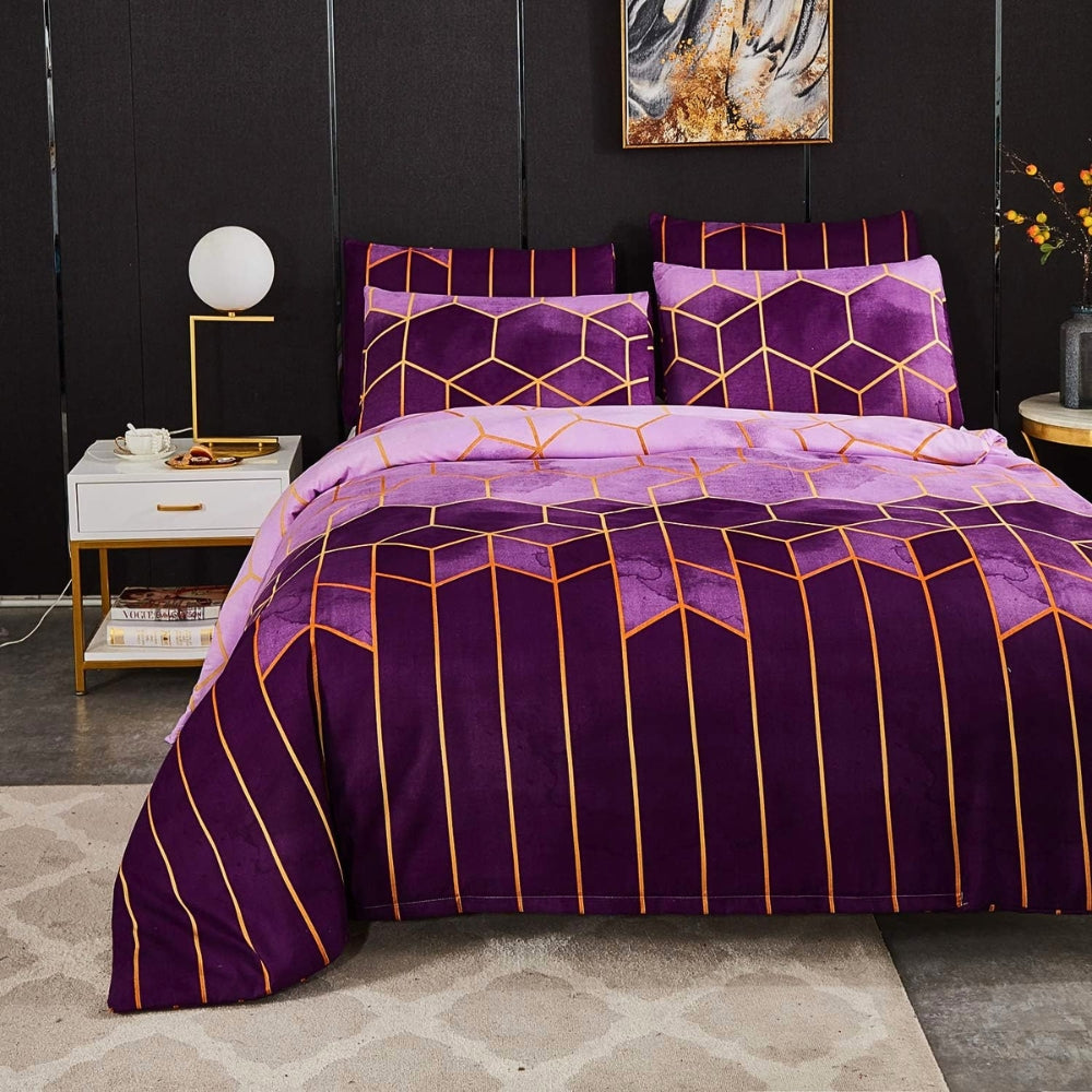 Golden Cosmo Hive | Parure de couette 3 pièces