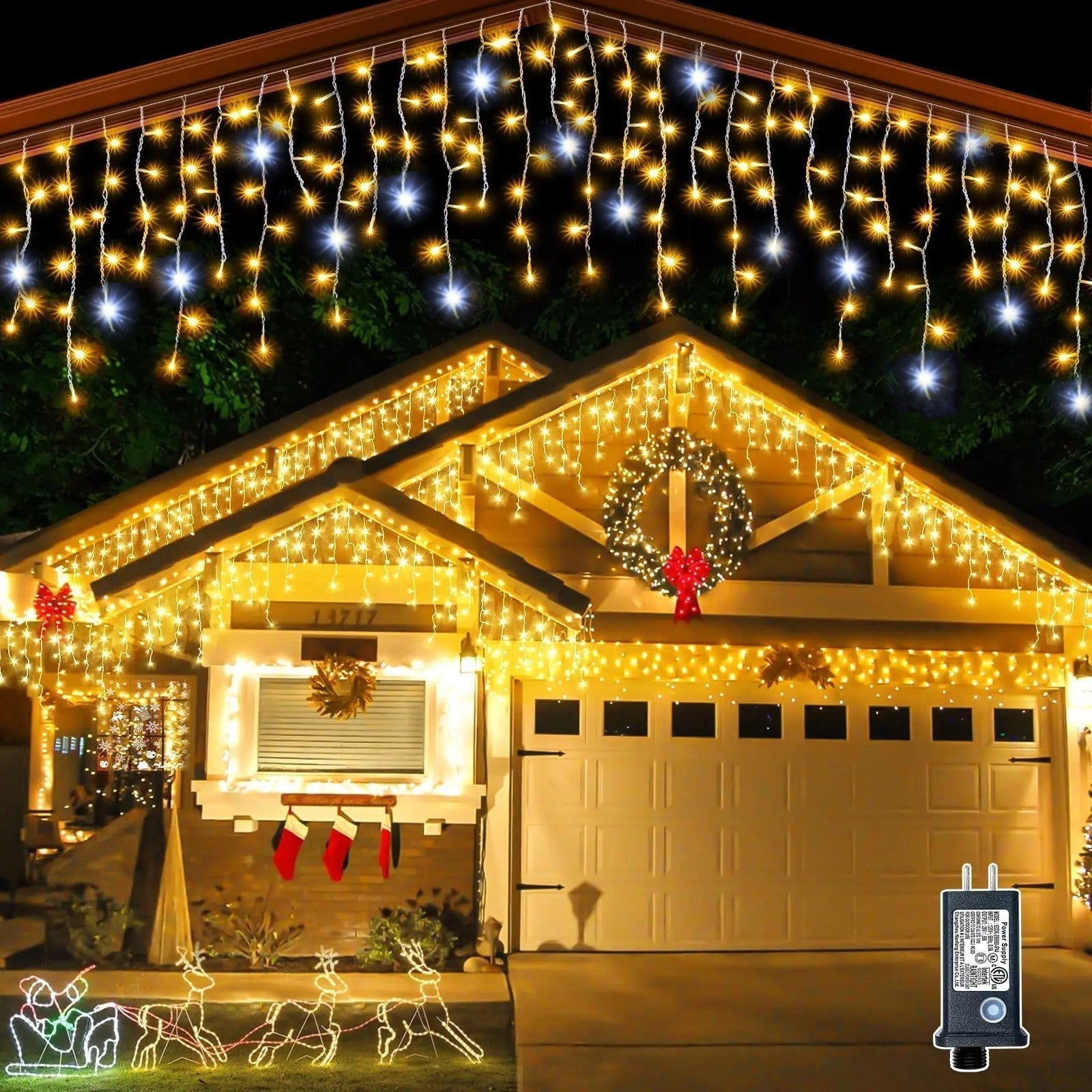GlowCurtain rideau lumineux LED