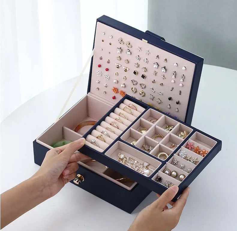 Boîte à Bijoux Femme De Voyage avec Compartiments