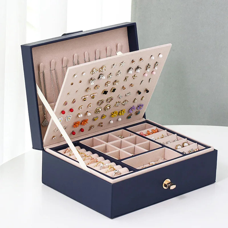 Boîte à Bijoux Femme De Voyage avec Compartiments
