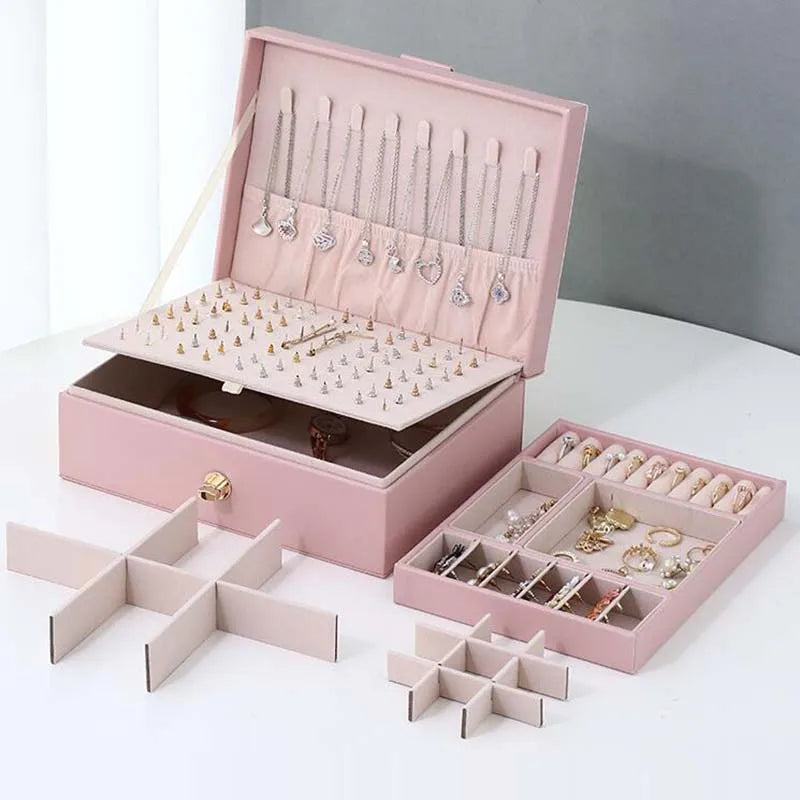 Boîte à Bijoux Femme De Voyage avec Compartiments