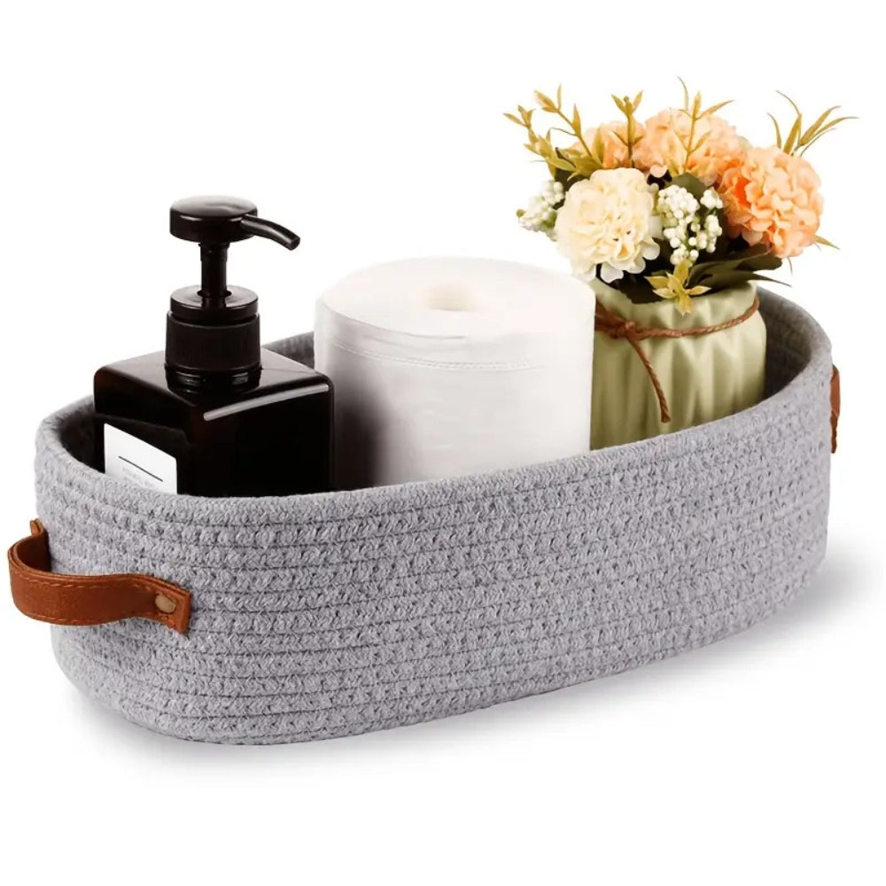 Panier de rangement tressé Harper