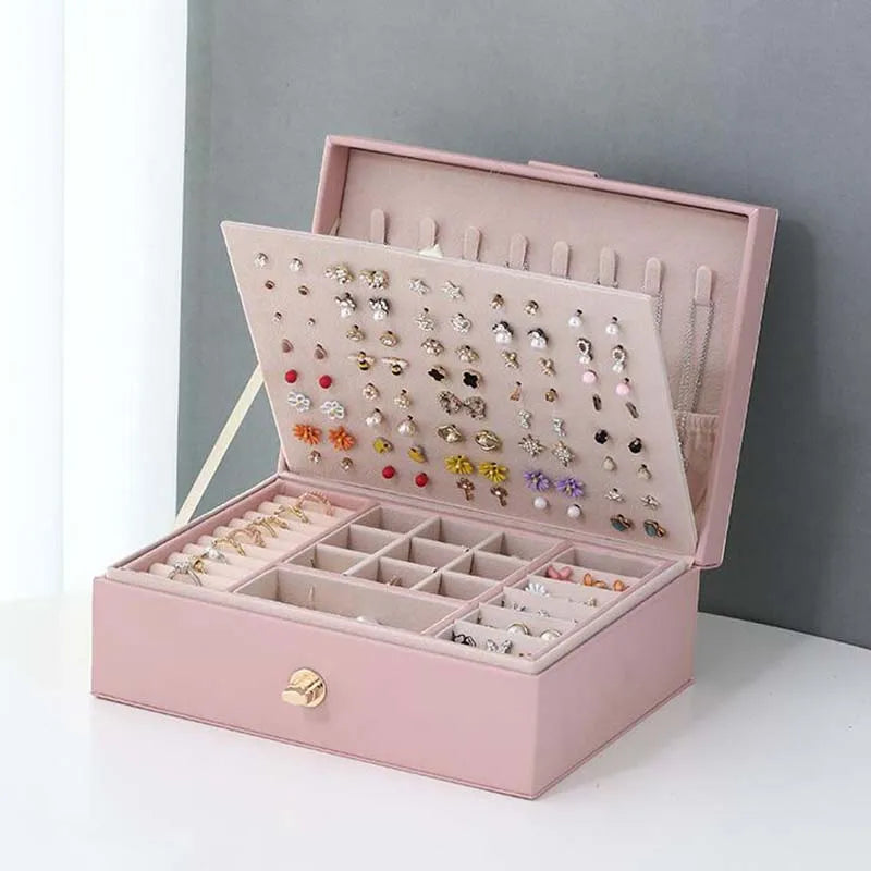 Boîte à Bijoux Femme De Voyage avec Compartiments