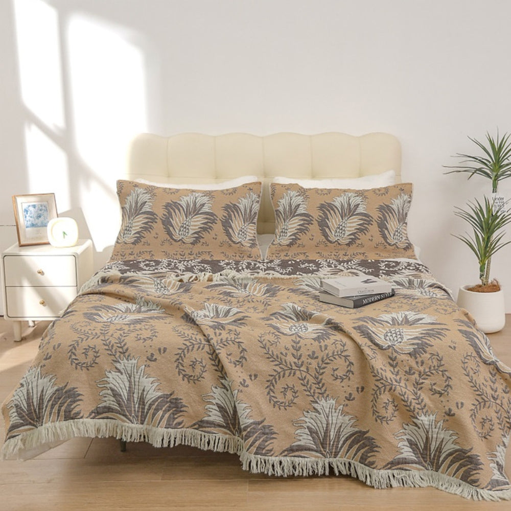 Plaid en coton Heritage Threads – Doré Dunes