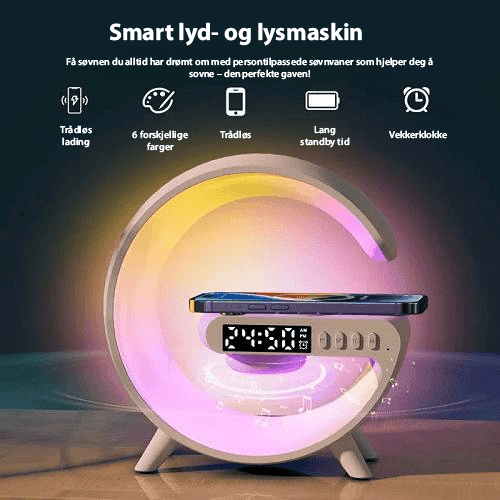 GlowTunes – Lampe Intelligente & Enceinte Bluetooth Multifonction