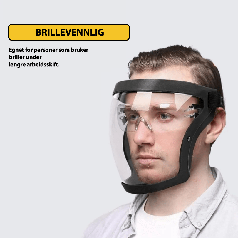 Visière de Protection Anti-Poussière et Anti-Buée